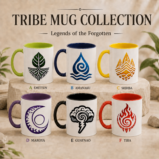 Tribe Mug Collection - las 6 tazas de las tribus de Borikén